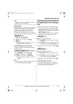 Предварительный просмотр 21 страницы Panasonic KX-TGA939 Operating Instructions Manual