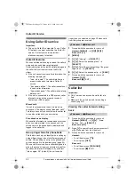 Предварительный просмотр 34 страницы Panasonic KX-TGA939 Operating Instructions Manual