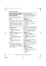 Предварительный просмотр 48 страницы Panasonic KX-TGA939 Operating Instructions Manual