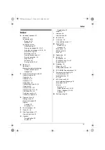 Предварительный просмотр 71 страницы Panasonic KX-TGA939 Operating Instructions Manual