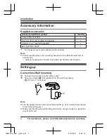 Preview for 2 page of Panasonic KX-TGA950B Installation Manual
