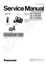 Предварительный просмотр 1 страницы Panasonic KX-TGA950B Service Manual