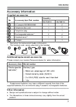 Предварительный просмотр 3 страницы Panasonic KX-TGB110AL Operating Instructions Manual