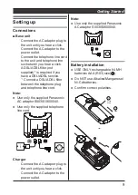 Preview for 9 page of Panasonic KX-TGB110AL Operating Instructions Manual