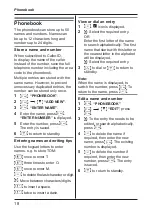 Preview for 18 page of Panasonic KX-TGB110AL Operating Instructions Manual