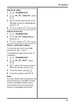 Preview for 19 page of Panasonic KX-TGB110AL Operating Instructions Manual