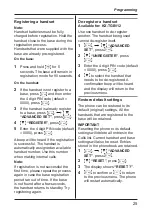 Preview for 25 page of Panasonic KX-TGB110AL Operating Instructions Manual