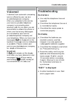 Preview for 27 page of Panasonic KX-TGB110AL Operating Instructions Manual