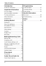 Preview for 2 page of Panasonic KX-TGB110CX Operating Instructions Manual