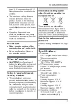 Preview for 7 page of Panasonic KX-TGB110CX Operating Instructions Manual