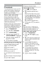 Preview for 17 page of Panasonic KX-TGB110CX Operating Instructions Manual