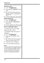 Preview for 18 page of Panasonic KX-TGB110CX Operating Instructions Manual