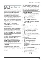 Preview for 19 page of Panasonic KX-TGB110CX Operating Instructions Manual