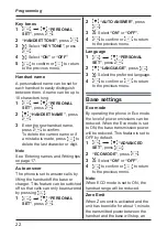 Preview for 22 page of Panasonic KX-TGB110CX Operating Instructions Manual