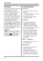 Preview for 26 page of Panasonic KX-TGB110CX Operating Instructions Manual