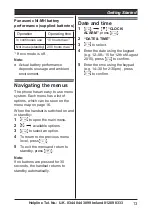 Preview for 13 page of Panasonic KX-TGB110E Operating Instructions Manual