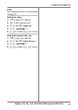 Preview for 23 page of Panasonic KX-TGB110E Operating Instructions Manual