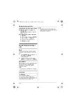 Preview for 14 page of Panasonic KX-TGB210AL Operating Instructions Manual