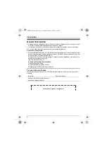 Предварительный просмотр 4 страницы Panasonic KX-TGB212FX Operating Instructions Manual