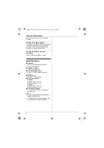 Предварительный просмотр 8 страницы Panasonic KX-TGB212FX Operating Instructions Manual