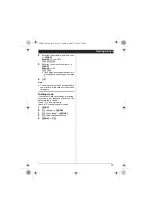 Предварительный просмотр 13 страницы Panasonic KX-TGB212FX Operating Instructions Manual