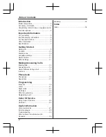 Preview for 2 page of Panasonic KX-TGB310C Operating Instructions Manual