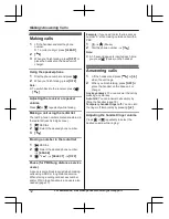 Preview for 12 page of Panasonic KX-TGB310C Operating Instructions Manual