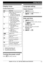 Preview for 13 page of Panasonic KX-TGB610E Operating Instructions Manual