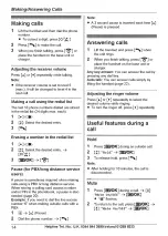 Preview for 14 page of Panasonic KX-TGB610E Operating Instructions Manual