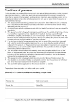 Preview for 33 page of Panasonic KX-TGB610E Operating Instructions Manual