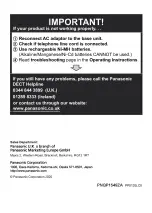 Preview for 36 page of Panasonic KX-TGB610E Operating Instructions Manual