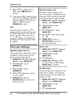 Preview for 28 page of Panasonic KX-TGB810 Operating Instructions Manual