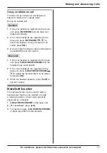 Preview for 17 page of Panasonic KX-TGB850 Series Operating Instructions Manual