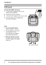 Preview for 6 page of Panasonic KX-TGBA85 Installation Manual