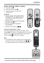 Preview for 7 page of Panasonic KX-TGBA85 Installation Manual