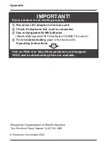 Preview for 14 page of Panasonic KX-TGBA85 Installation Manual