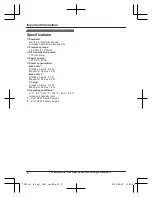 Preview for 8 page of Panasonic KX-TGC210C Operating Instructions Manual