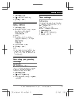 Предварительный просмотр 13 страницы Panasonic KX-TGC210C Operating Instructions Manual