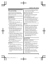 Preview for 5 page of Panasonic KX-TGC210CX Operating Instructions Manual