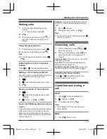 Preview for 13 page of Panasonic KX-TGC210CX Operating Instructions Manual