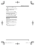 Preview for 15 page of Panasonic KX-TGC210CX Operating Instructions Manual