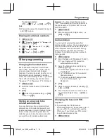 Preview for 23 page of Panasonic KX-TGC210CX Operating Instructions Manual