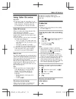 Preview for 25 page of Panasonic KX-TGC210CX Operating Instructions Manual