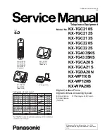 Предварительный просмотр 1 страницы Panasonic KX-TGC210S Service Manual