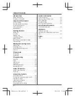 Preview for 2 page of Panasonic KX-TGC212 Operating Instructions Manual