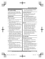 Preview for 5 page of Panasonic KX-TGC212 Operating Instructions Manual