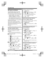 Предварительный просмотр 26 страницы Panasonic KX-TGC212E Operating Instructions Manual