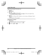 Предварительный просмотр 42 страницы Panasonic KX-TGC212E Operating Instructions Manual