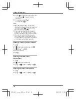 Предварительный просмотр 28 страницы Panasonic KX-TGC220AL Operating Instructions Manual