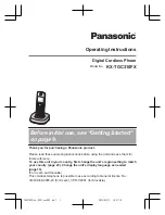 Panasonic KX-TGC310FX Operating Instructions Manual preview